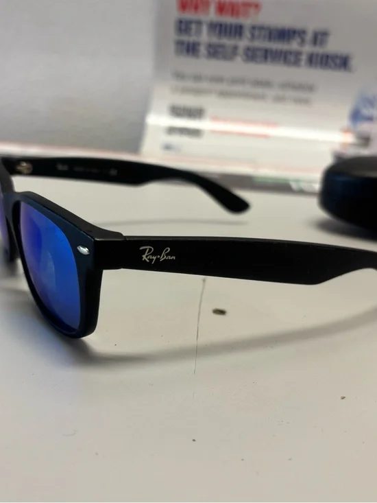 Ray-Ban 'New Wayfarer' 55mm Sunglasses (With Case) - Picture 2 of 5